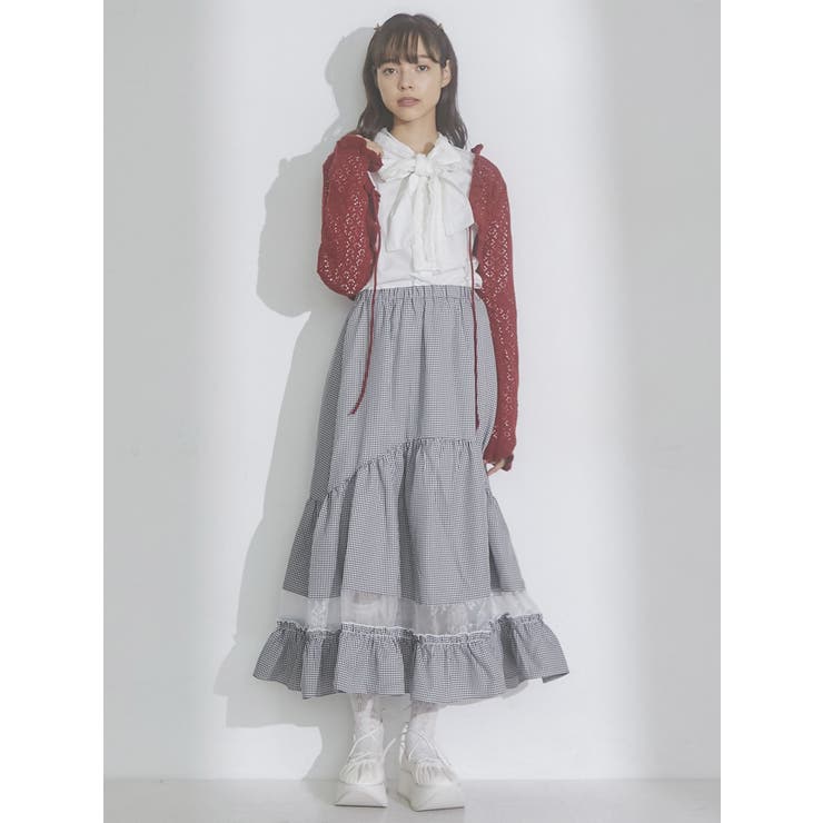 Bonjour diary ハートチュール　キャミソールワンピース　6Y Bonjour diary ハートチュール キャミソールワンピース 6Y