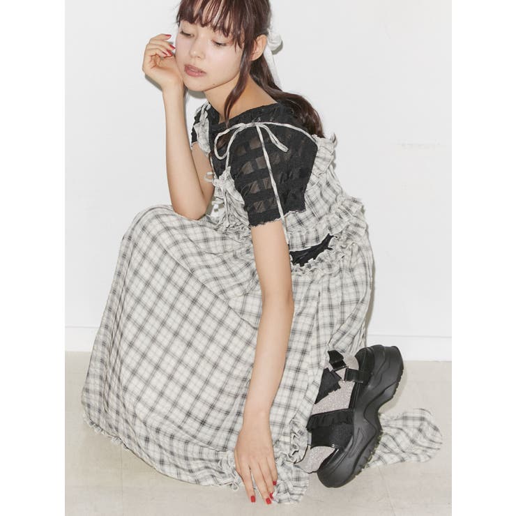 フリルメッシュスニーカーサンダル | merry jenny | 詳細画像31 