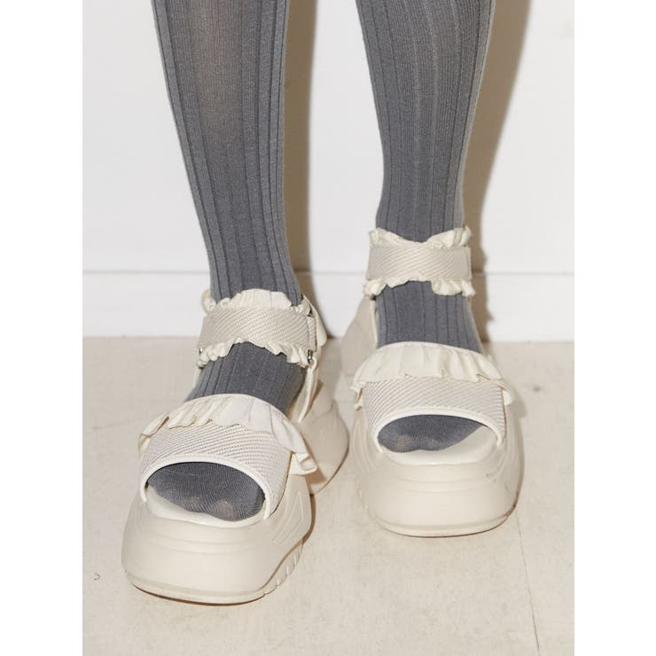 フリルメッシュスニーカーサンダル | merry jenny | 詳細画像35 