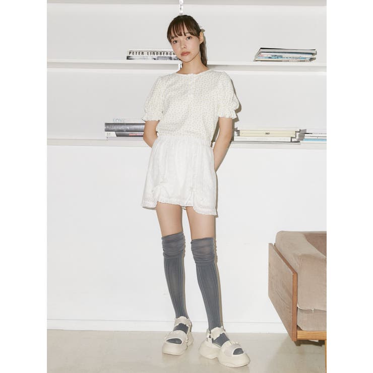 フリルメッシュスニーカーサンダル | merry jenny | 詳細画像38 