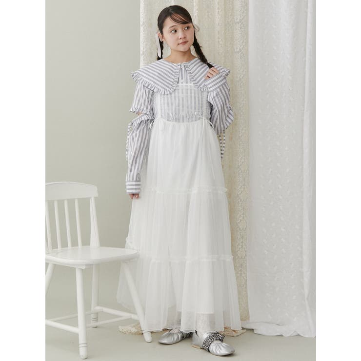 ドロストチュールキャミワンピース | merry jenny | 詳細画像11 