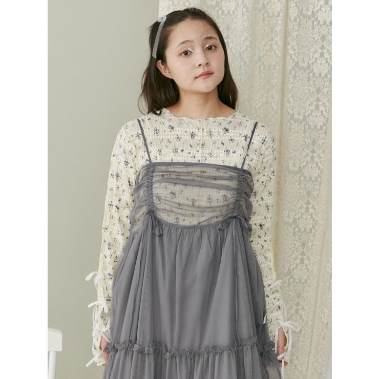 ドロストチュールキャミワンピース | merry jenny | 詳細画像35 