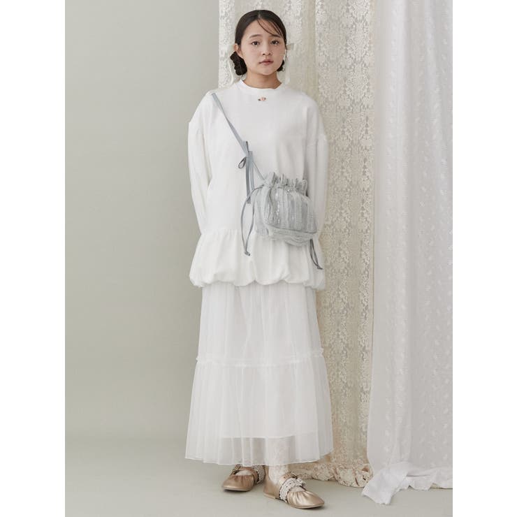 ドロストチュールキャミワンピース | merry jenny | 詳細画像38 