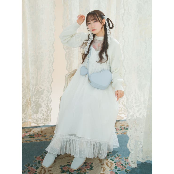 コルセットドッキングキャミワンピース[品番：MKSW0058286]｜merry