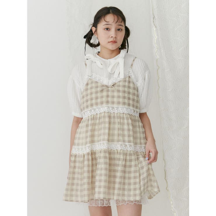 【追加生産分】checkフレアベビードール | merry jenny | 詳細画像17