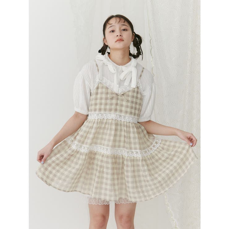 【追加生産分】checkフレアベビードール | merry jenny | 詳細画像18