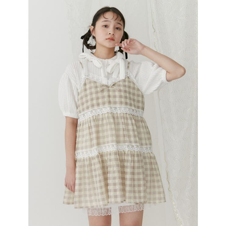 【追加生産分】checkフレアベビードール | merry jenny | 詳細画像19