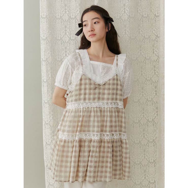 【追加生産分】checkフレアベビードール | merry jenny | 詳細画像33