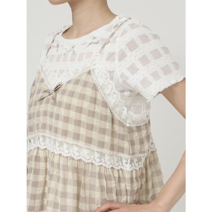 【追加生産分】checkフレアベビードール | merry jenny | 詳細画像45