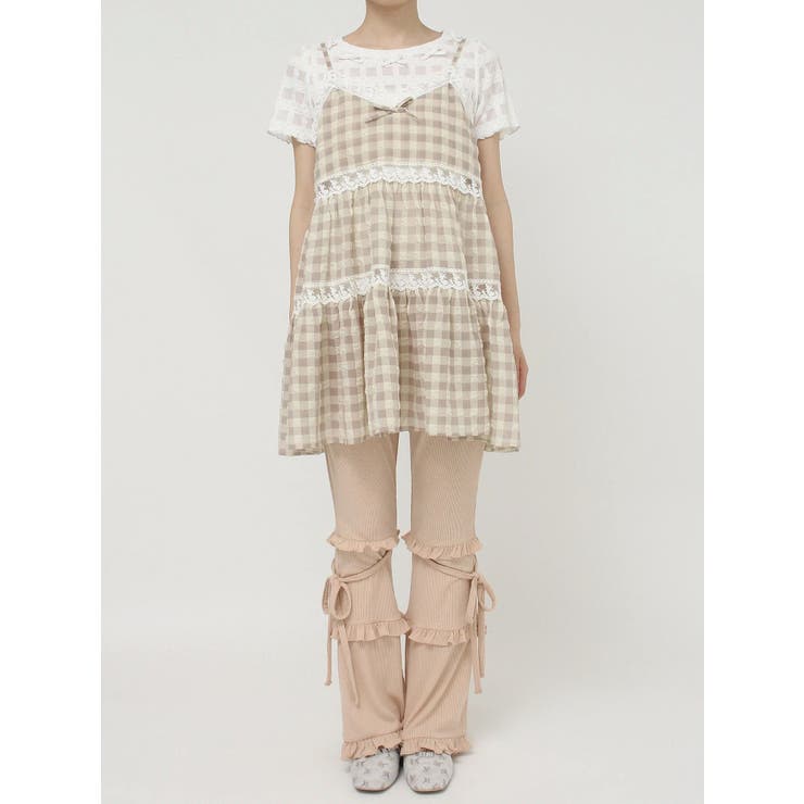 【追加生産分】checkフレアベビードール | merry jenny | 詳細画像48