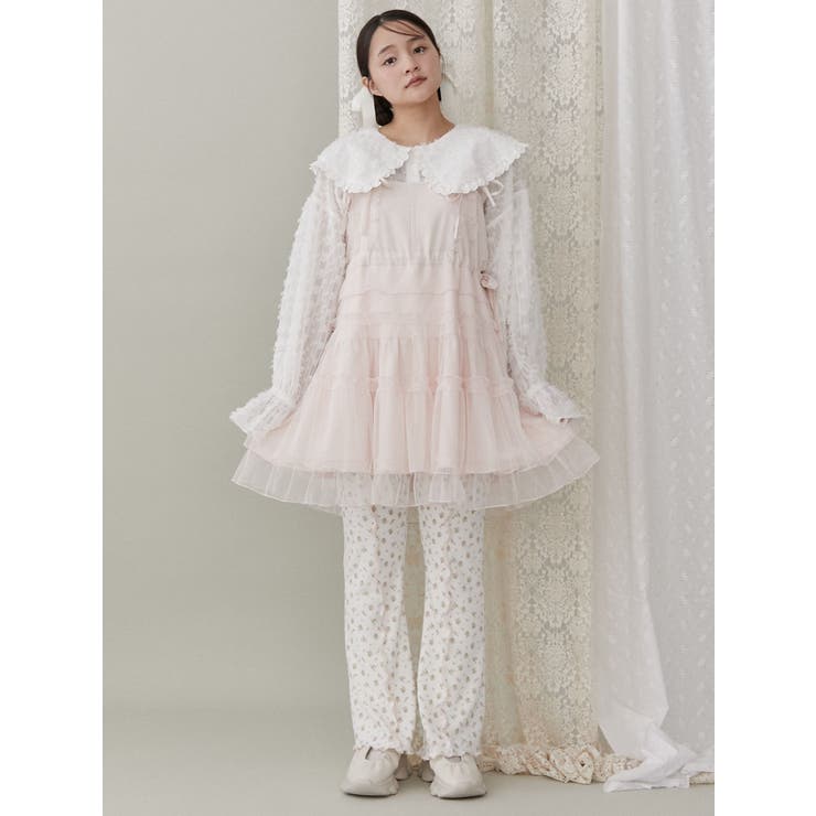 早割クーポン！ flowerサーマルメローフレアパンツ[品番：MKSW0059576]｜merry パンツ