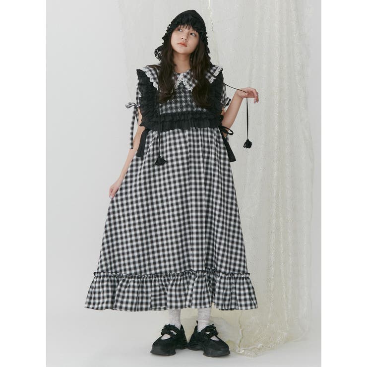 merry jenny flower レースボンネット メリージェニー merry jenny flowerレースボンネット （ブラック