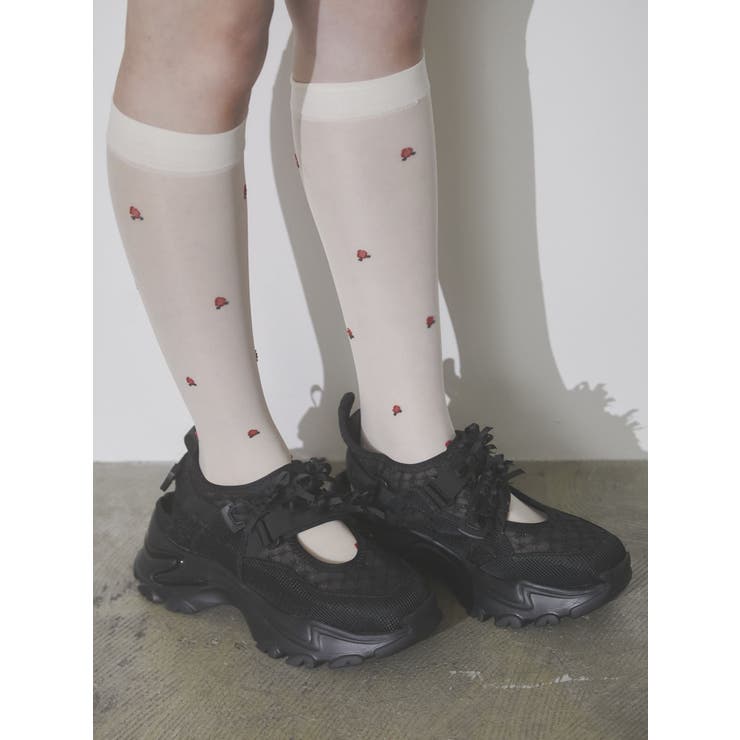 ribbonシアーベルクロスニーカー | merry jenny | 詳細画像12 