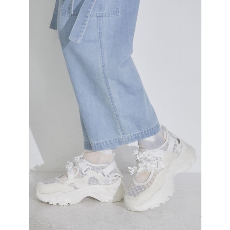 ribbonシアーベルクロスニーカー | merry jenny | 詳細画像25 