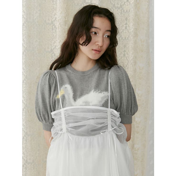 あひるジャカードニットtops | merry jenny | 詳細画像21 