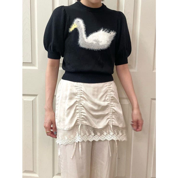 あひるジャカードニットtops | merry jenny | 詳細画像7 
