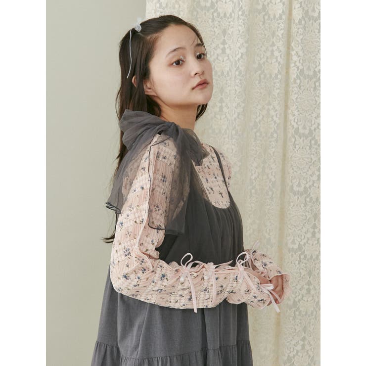 floral print レースtops | merry jenny | 詳細画像27 