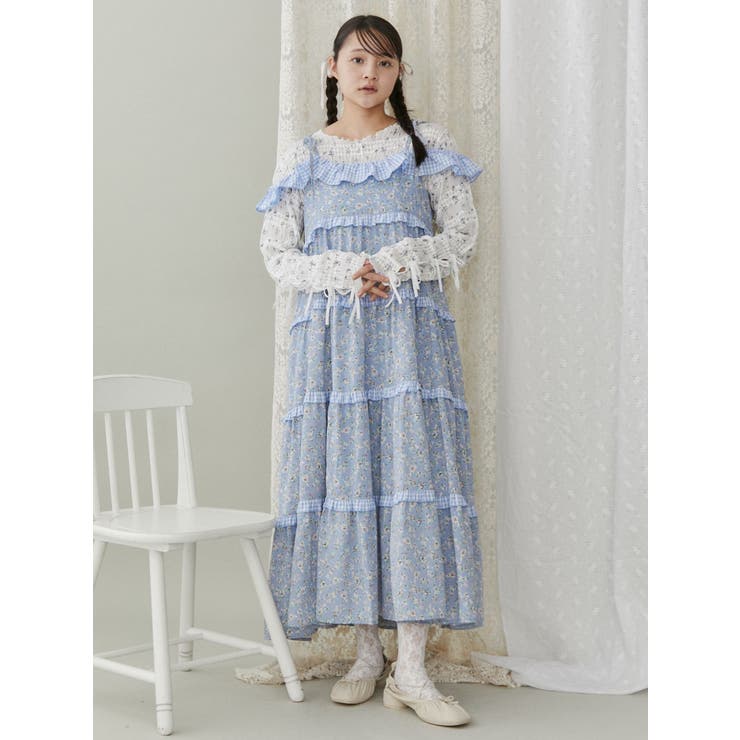 floral print レースtops | merry jenny | 詳細画像42 