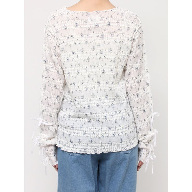 floral print レースtops | merry jenny | 詳細画像46 