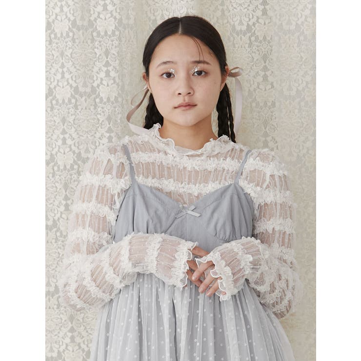fluffy frill tops | merry jenny | 詳細画像12 