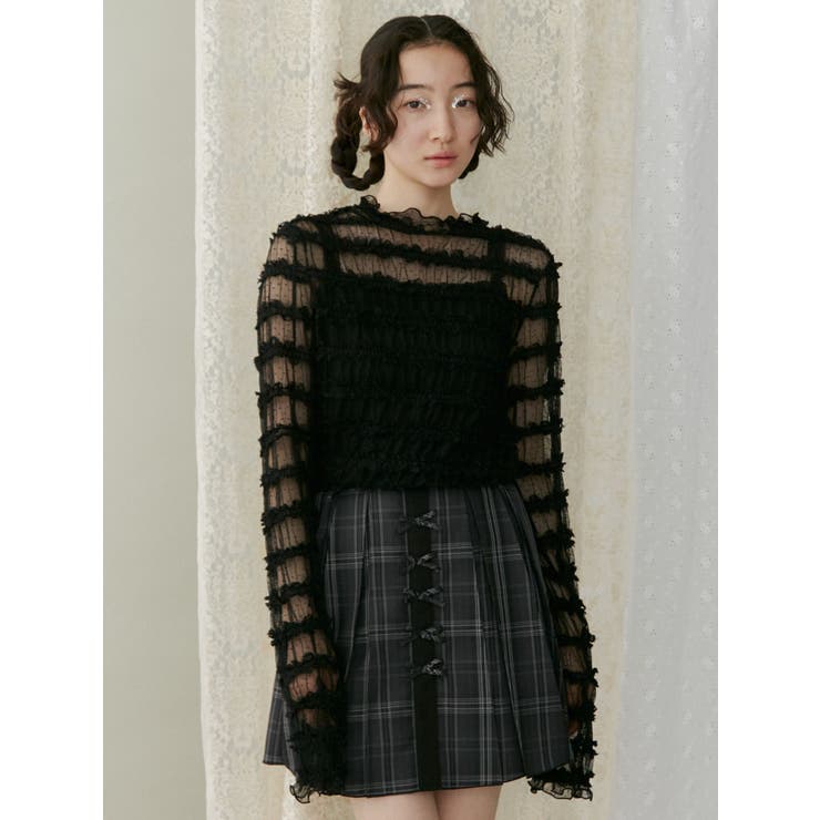 fluffy frill tops | merry jenny | 詳細画像8 