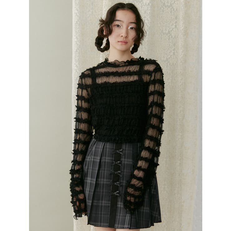 fluffy frill tops | merry jenny | 詳細画像9 
