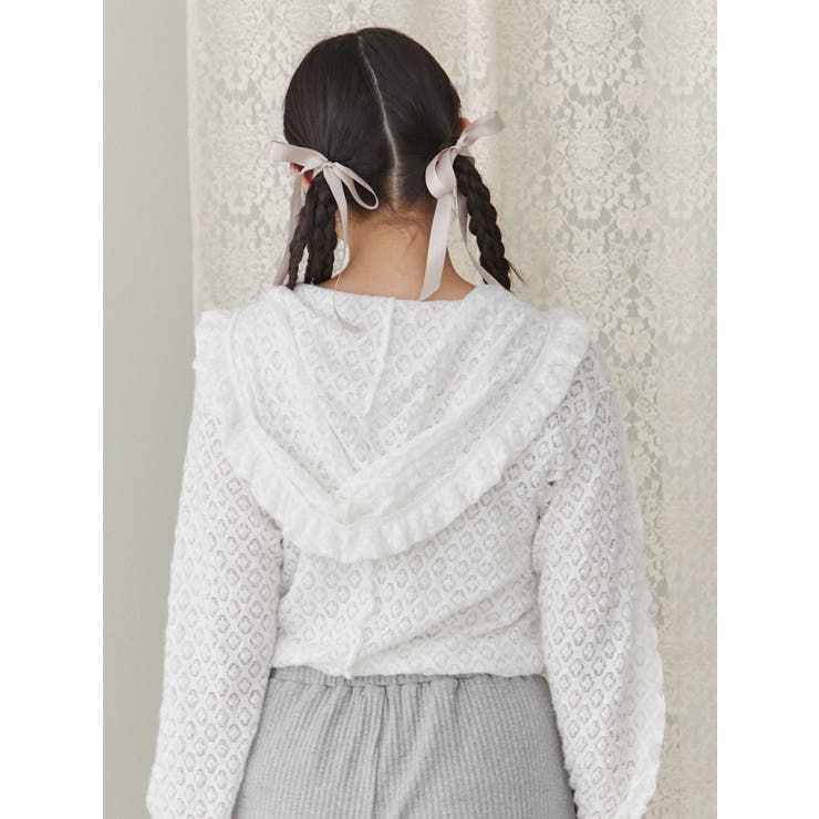 フードレースtops[品番：MKSW0058426]｜merry jenny（メリージェ