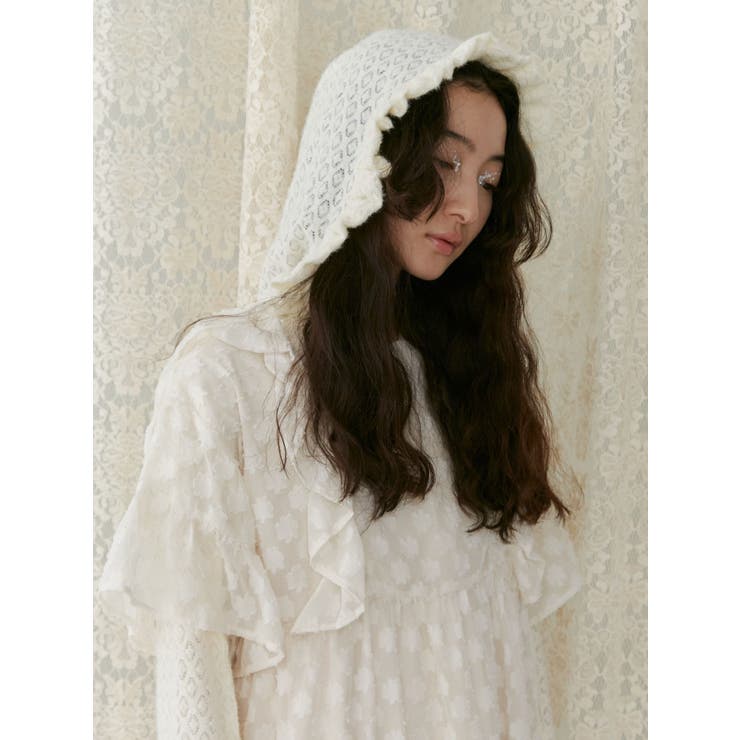 merry jenny（メリージェニー）の「フードレースtops（Tシャツ