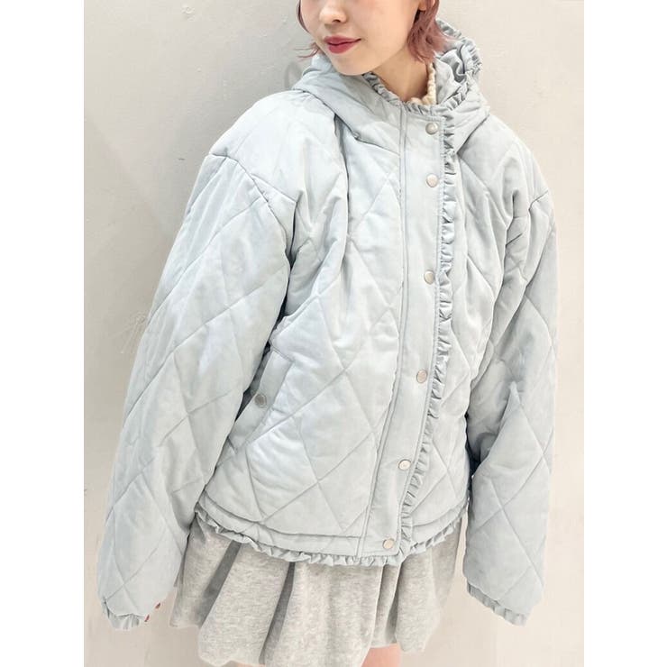 新品タグ付け merry jenny アウター キルティング 2way