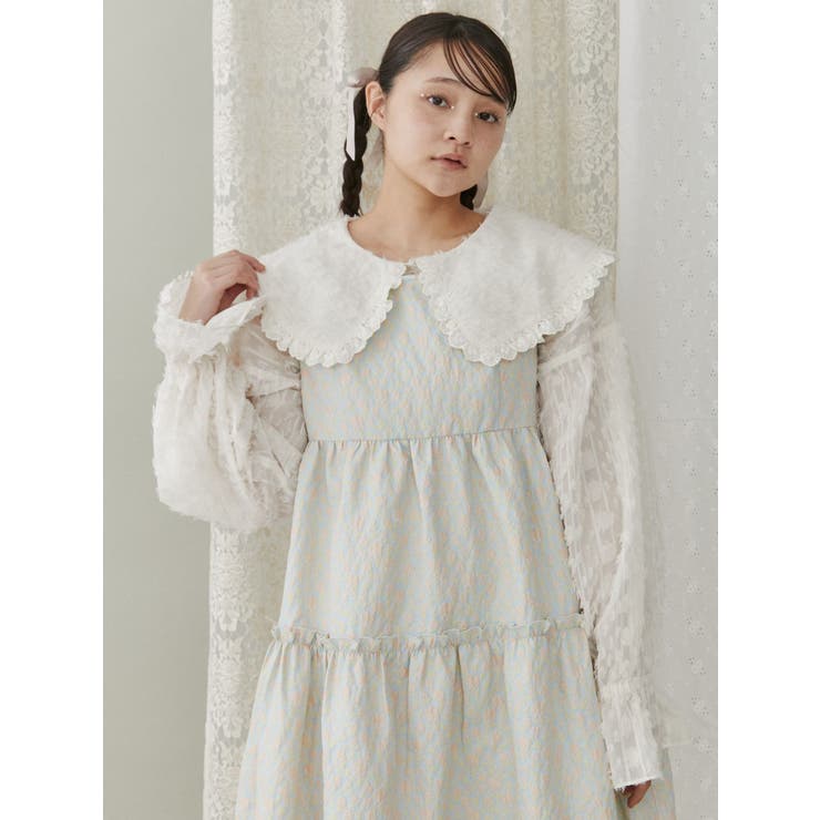 メリージェニー petit flower back open ワンピース petit flower back openワンピース｜メリージェニー（merry