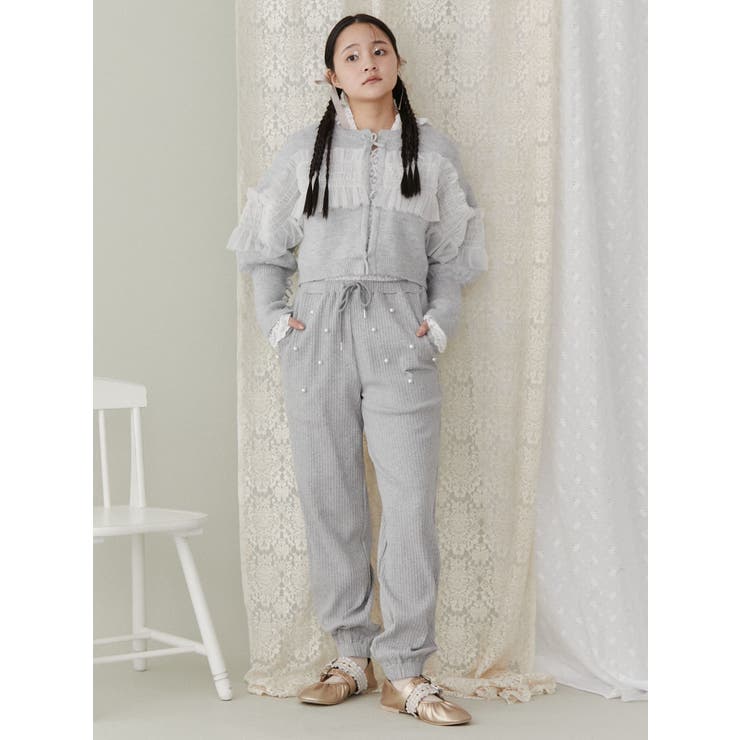 パールリブジョガーパンツ | merry jenny | 詳細画像11 