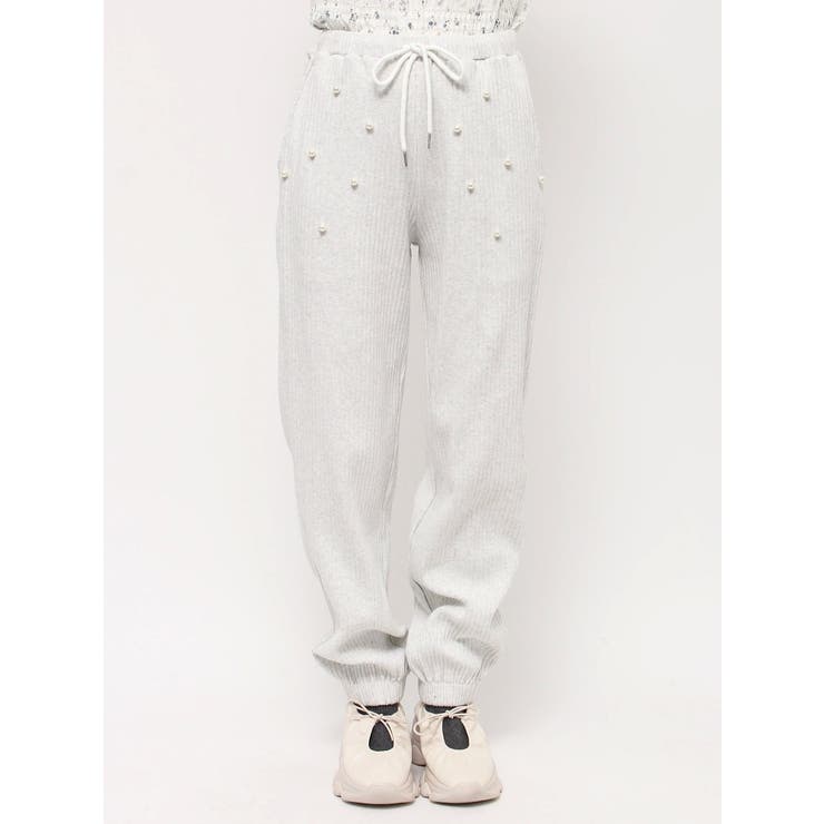 パールリブジョガーパンツ | merry jenny | 詳細画像20 