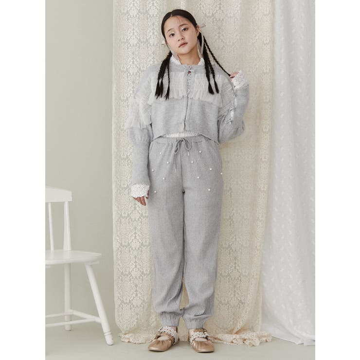 パールリブジョガーパンツ | merry jenny | 詳細画像9 