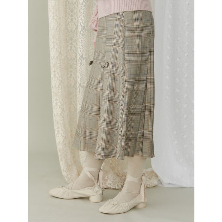 リボンプリーツミディスカート【セットアップ着用可能】 | merry jenny | 詳細画像23 