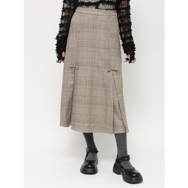 リボンプリーツミディスカート【セットアップ着用可能】 | merry jenny | 詳細画像40 