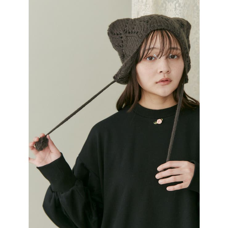 animalポンポンニットcap[品番：MKSW0058429]｜merry jenny（メリージェ二 ー）のレディースファッション通販｜SHOPLIST（ショップリスト）