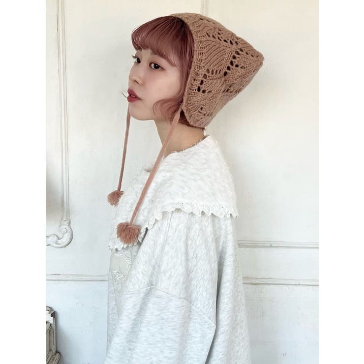 animalポンポンニットcap[品番：MKSW0058429]｜merry jenny