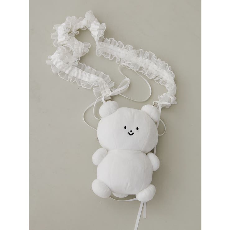 peichan.コラボ】くまちゃんフリルポシェット[品番：MKSW0061029