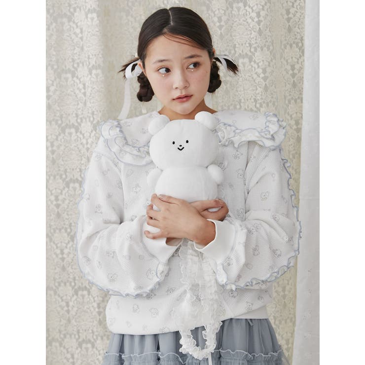 peichan.コラボ】くまちゃんフリルポシェット[品番：MKSW0061029