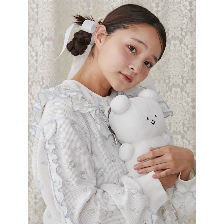 peichan.コラボ】くまちゃんフリルポシェット[品番：MKSW0061029