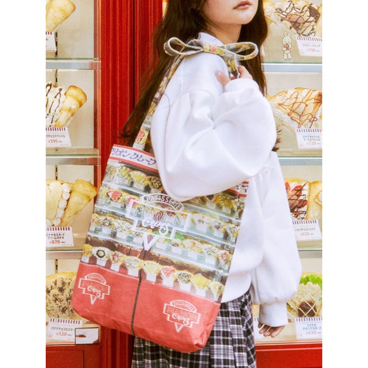 マリオンクレープコラボ】いちごクリームフリルスウェット[品番