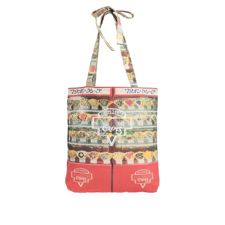マリオンクレープコラボ】ショーウィンドウプリントトートBag