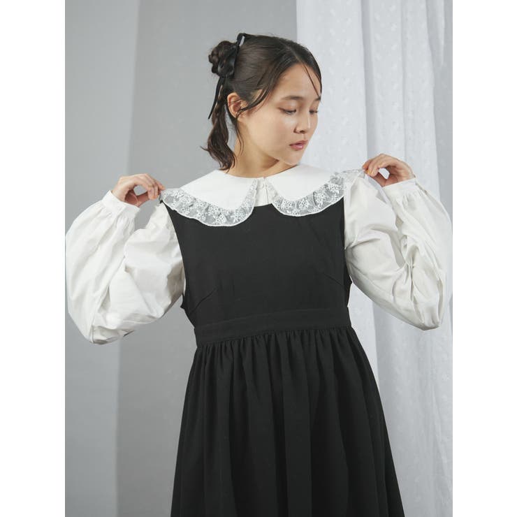 【感謝価格】 twinkleレースフリルカラーブラウス[品番：MKSW0060145]｜merry  jenny（メリージェ二ー）のレディースファッション通販｜SHOPLIST（ショップリスト） トップス