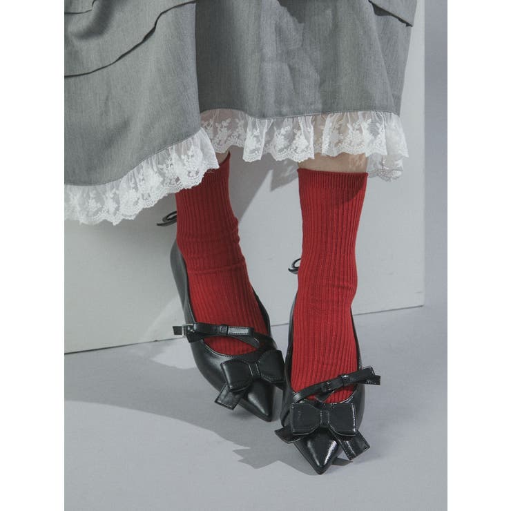 ribbon ribbon パンプス[品番：MKSW0060222]｜merry jenny