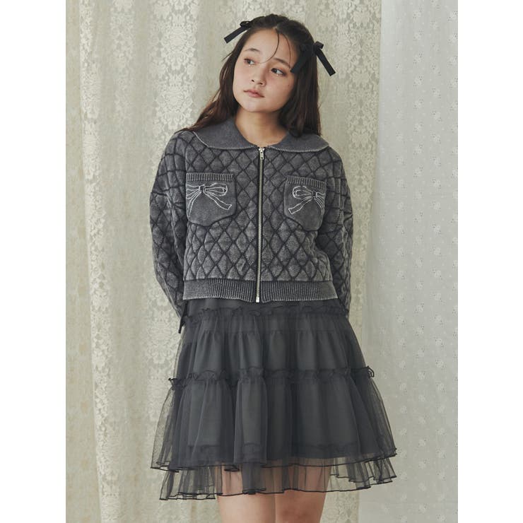 merry jenny 4点まとめ売り 秋冬物 ニット・カーディガン・ジャンスカ merry jenny（メリージェニー）の「シーズージャカードニット