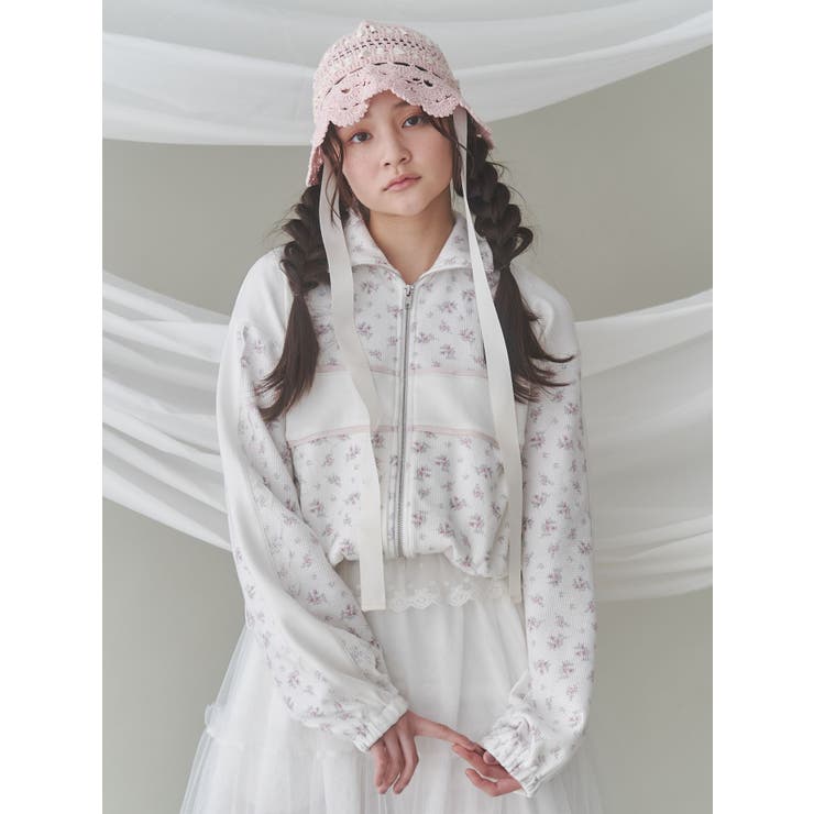 新品・タグ付】 春物新作 MOUSSY フリルデザイン ジャケット アイボリー MOUSSY（マウジー） X-girl（エックスガール）との人気