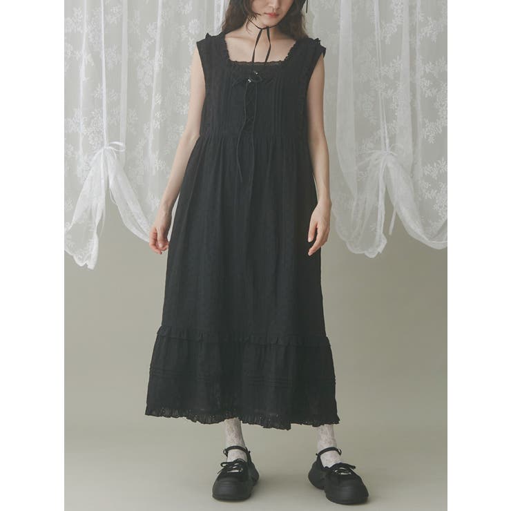 ribbonレースワンピース[品番：MKSW0061868]｜merry jenny（メリージェ