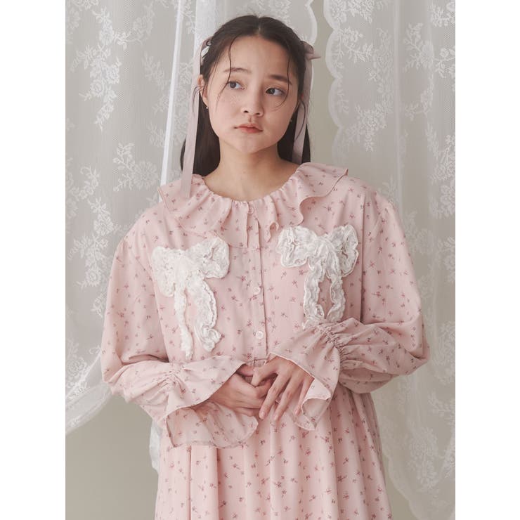 flowerフリルリボンワンピース | merry jenny | 詳細画像14 