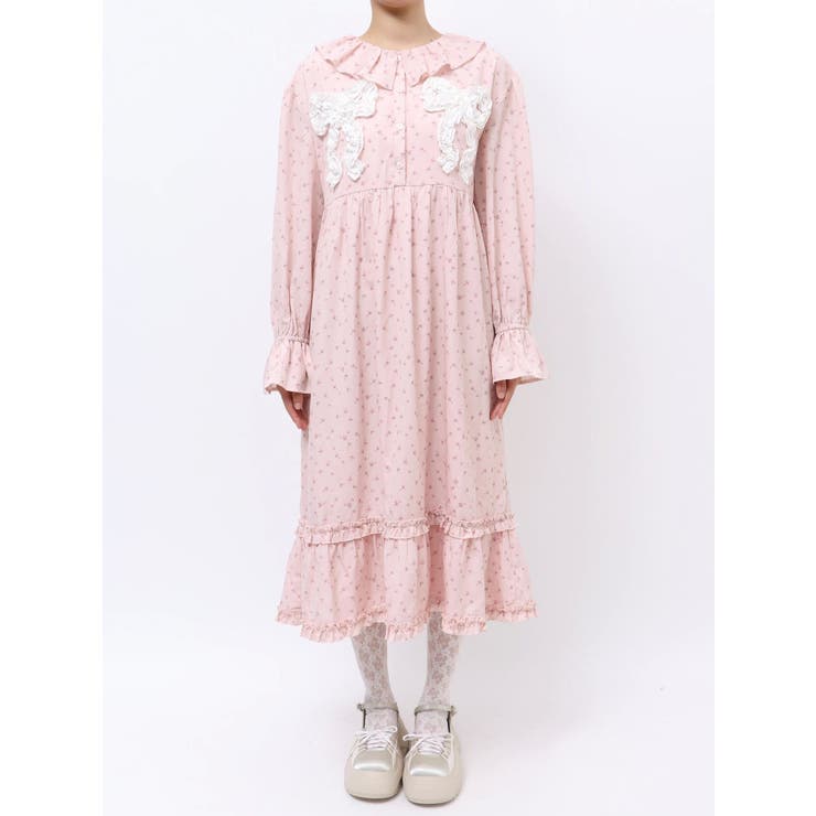 flowerフリルリボンワンピース | merry jenny | 詳細画像25 