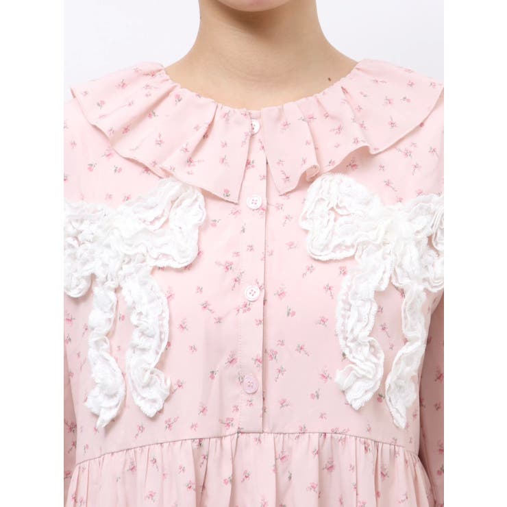 flowerフリルリボンワンピース | merry jenny | 詳細画像28 